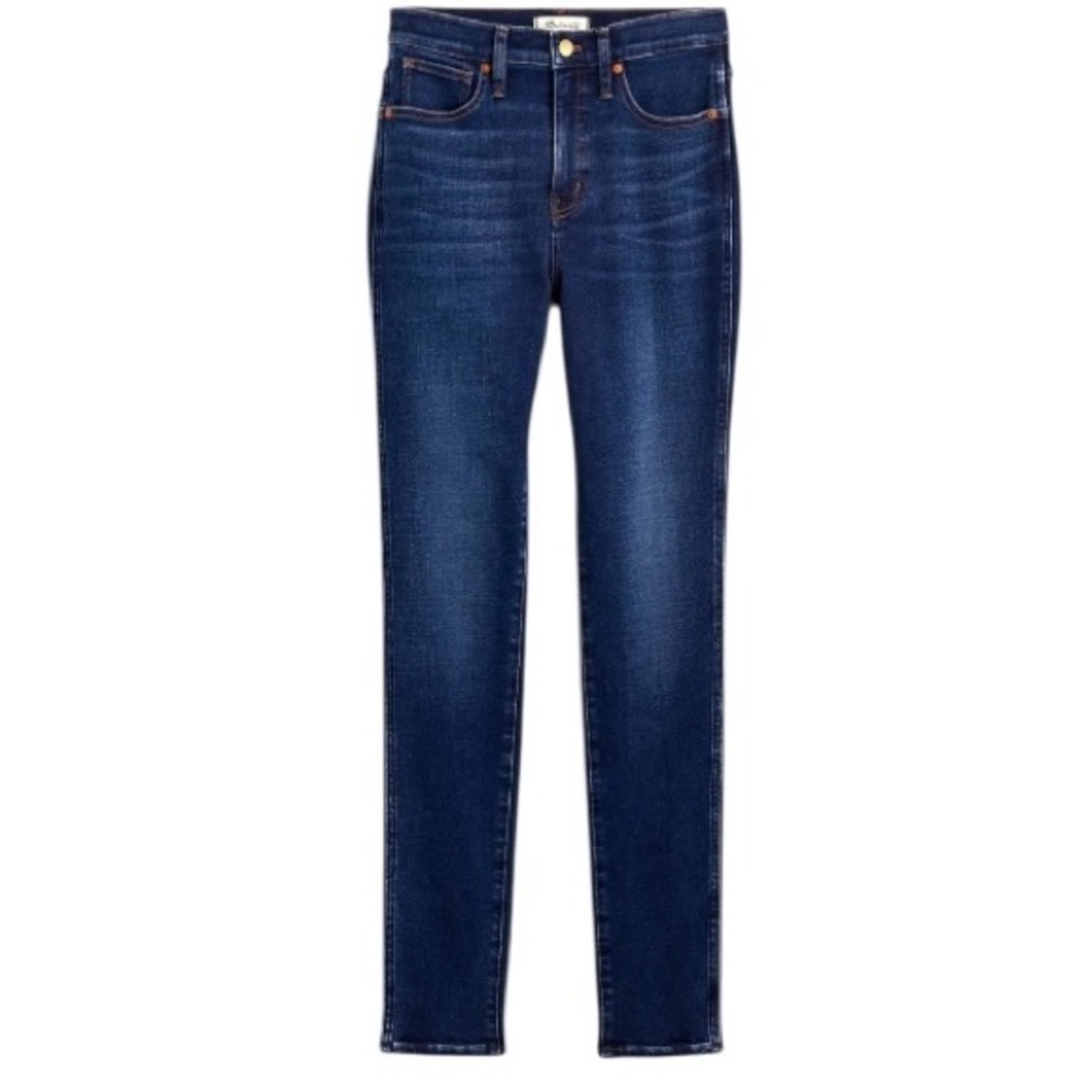 Madewell High-Rise Skinny Jeans Stretch Denim Blue Wash Size 25
